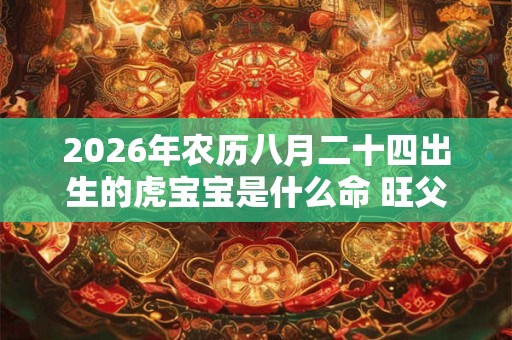 2026年农历八月二十四出生的虎宝宝是什么命 旺父母吗