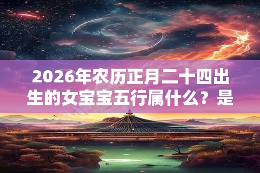 2026年农历正月二十四出生的女宝宝五行属什么？是好命吗？
