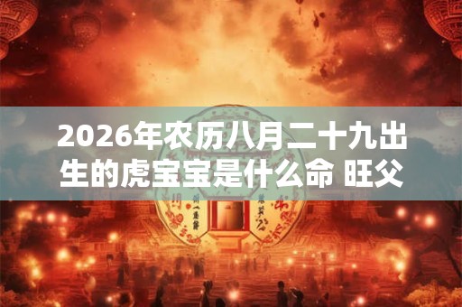 2026年农历八月二十九出生的虎宝宝是什么命 旺父母吗