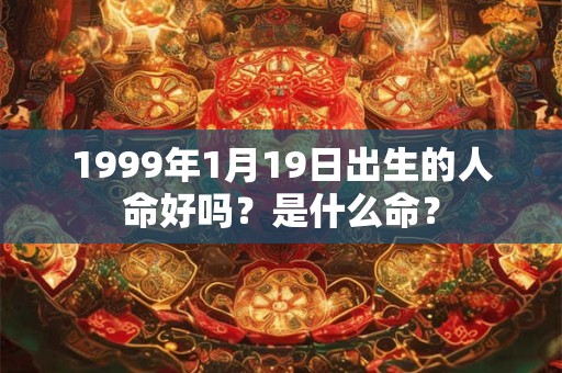 1999年1月19日出生的人命好吗？是什么命？