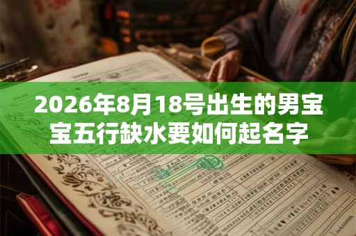 2026年8月18号出生的男宝宝五行缺水要如何起名字