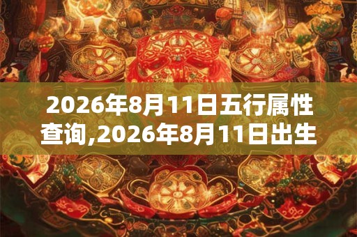 2026年8月11日五行属性查询,2026年8月11日出生五行属什么
