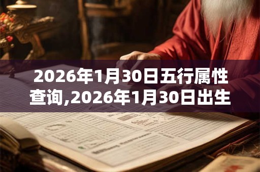 2026年1月30日五行属性查询,2026年1月30日出生五行属什么