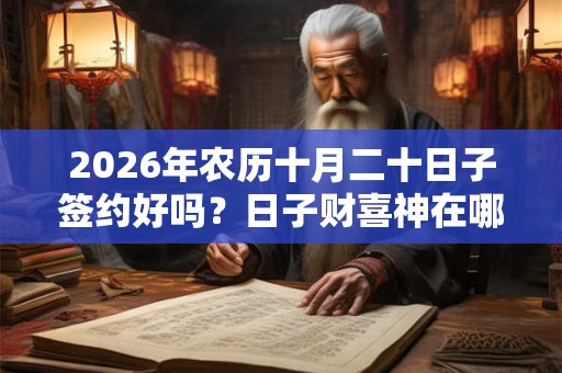2026年农历十月二十日子签约好吗?日子财喜神在哪个位置? 2026年农历十月二十日子签约好吗?日子财喜神在哪个位置?