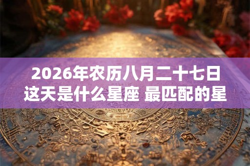 2026年农历八月二十七日这天是什么星座 最匹配的星座是