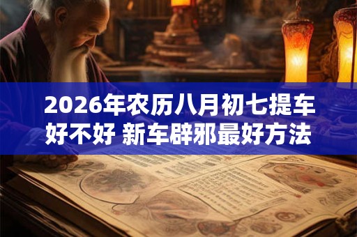 2026年农历八月初七提车好不好 新车辟邪最好方法 2026年农历八月初七提车好不好 新车辟邪最好方法
