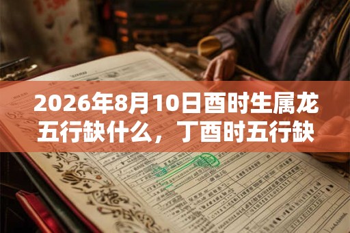 2026年8月10日酉时生属龙五行缺什么,丁酉时五行缺什么 2026年8月10日酉时生属龙五行缺什么,丁酉时五行缺什么