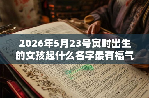 2026年5月23号寅时出生的女孩起什么名字最有福气 2026年5月23号寅时出生的女孩起什么名字最有福气