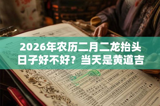 2026年农历二月二龙抬头日子好不好？当天是黄道吉日吗？