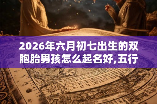 2026年六月初七出生的双胞胎男孩怎么起名好,五行属什么? 2026年六月初七出生的双胞胎男孩怎么起名好,五行属什么?
