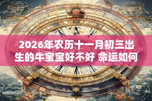 2026年农历十一月初三出生的牛宝宝好不好 命运如何