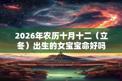 2026年农历十月十二（立冬）出生的女宝宝命好吗