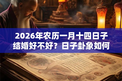 2026年农历一月十四日子结婚好不好？日子卦象如何？
