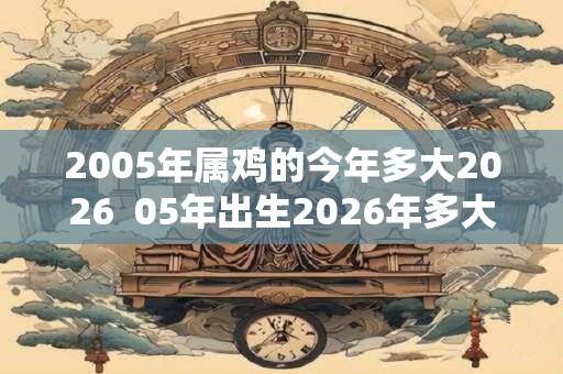 2005年属鸡的今年多大2026  05年出生2026年多大年龄