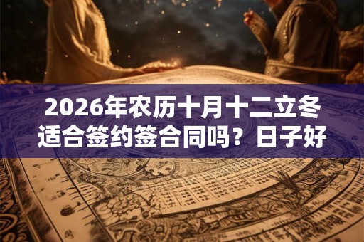 2026年农历十月十二立冬适合签约签合同吗?日子好吗? 2026年农历十月十二立冬适合签约签合同吗?日子好吗?