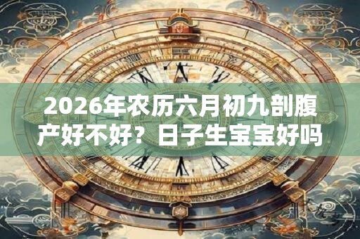 2026年农历六月初九剖腹产好不好？日子生宝宝好吗？