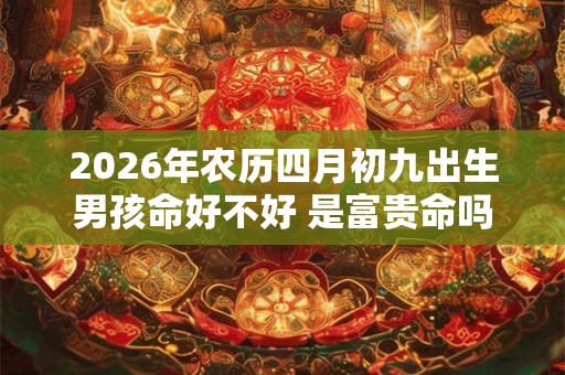 2026年农历四月初九出生男孩命好不好 是富贵命吗 2026年农历四月初九出生男孩命好不好 是富贵命吗