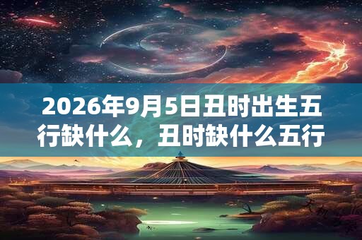 2026年9月5日丑时出生五行缺什么，丑时缺什么五行