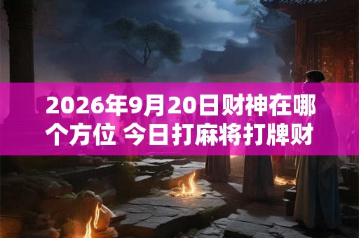 2026年9月20日财神在哪个方位 今日打麻将打牌财运方位！