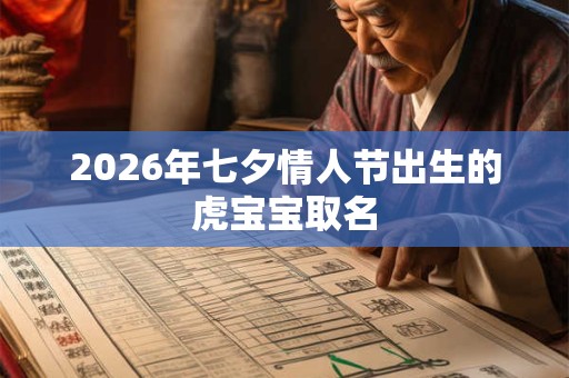 2026年七夕情人节出生的虎宝宝取名