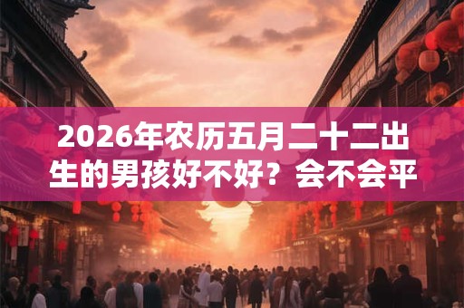 2026年农历五月二十二出生的男孩好不好？会不会平安快乐？