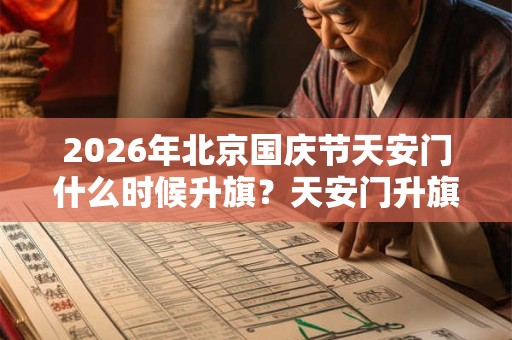 2026年北京国庆节天安门什么时候升旗？天安门升旗时间表！