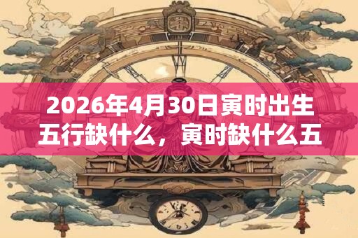 2026年4月30日寅时出生五行缺什么，寅时缺什么五行