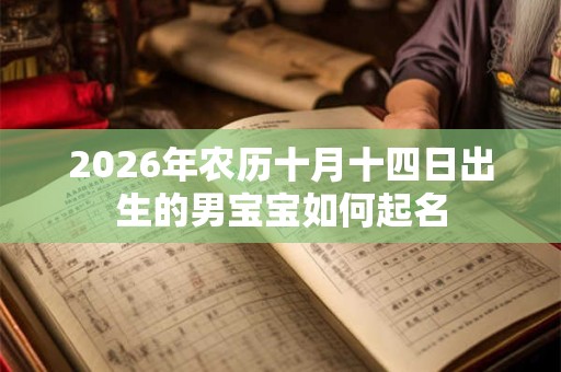 2026年农历十月十四日出生的男宝宝如何起名