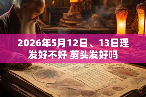 2026年5月12日、13日理发好不好 剪头发好吗