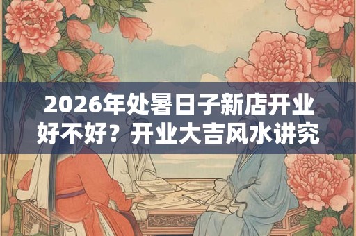 2026年处暑日子新店开业好不好？开业大吉风水讲究？