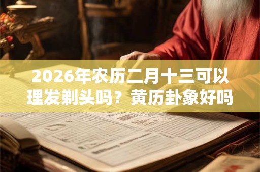 2026年农历二月十三可以理发剃头吗?黄历卦象好吗? 2026年农历二月十三可以理发剃头吗?黄历卦象好吗?