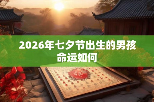 2026年七夕节出生的男孩命运如何 2026年七夕节出生的男孩命运如何