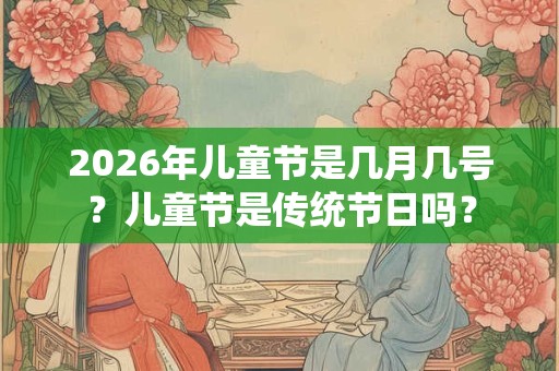2026年儿童节是几月几号?儿童节是传统节日吗? 2026年儿童节是几月几号?儿童节是传统节日吗?