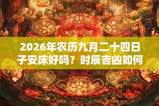 2026年农历九月二十四日子安床好吗？时辰吉凶如何？