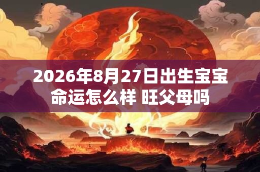2026年8月27日出生宝宝命运怎么样 旺父母吗