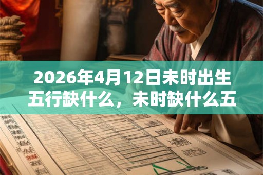 2026年4月12日未时出生五行缺什么，未时缺什么五行