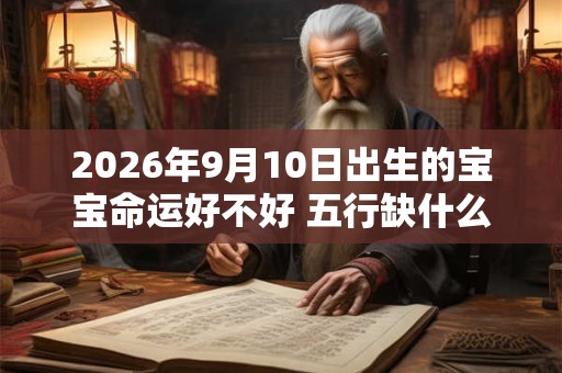2026年9月10日出生的宝宝命运好不好 五行缺什么