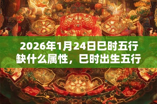 2026年1月24日巳时五行缺什么属性，巳时出生五行缺什么