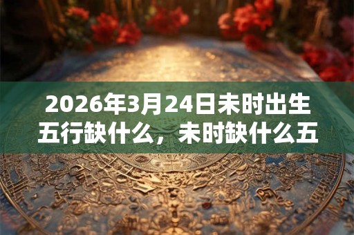 2026年3月24日未时出生五行缺什么，未时缺什么五行