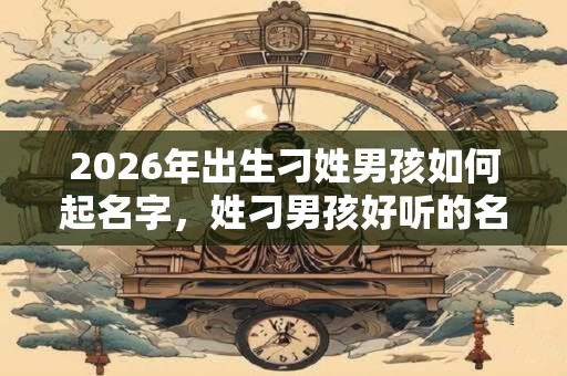 2026年出生刁姓男孩如何起名字，姓刁男孩好听的名字