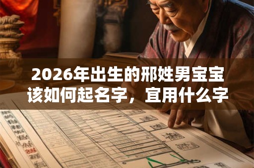 2026年出生的邢姓男宝宝该如何起名字，宜用什么字。