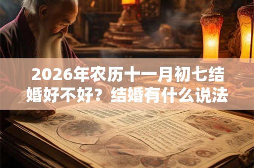 2026年农历十一月初七结婚好不好？结婚有什么说法和禁忌？