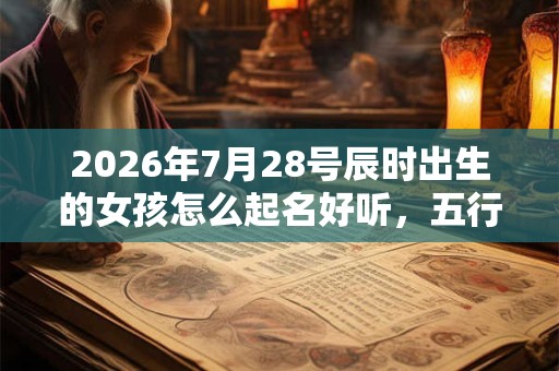 2026年7月28号辰时出生的女孩怎么起名好听,五行是什么? 2026年7月28号辰时出生的女孩怎么起名好听,五行是什么?