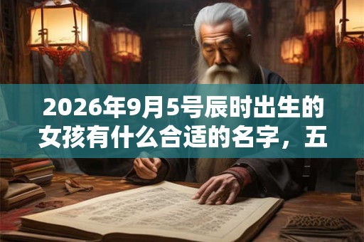 2026年9月5号辰时出生的女孩有什么合适的名字,五行属什么 2026年9月5号辰时出生的女孩有什么合适的名字,五行属什么