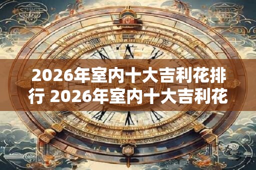 2026年室内十大吉利花排行 2026年室内十大吉利花是什么 2026年室内十大吉利花排行 2026年室内十大吉利花是什么
