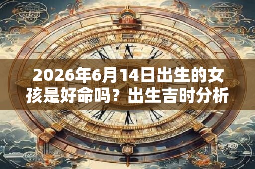 2026年6月14日出生的女孩是好命吗?出生吉时分析 2026年6月14日出生的女孩是好命吗?出生吉时分析