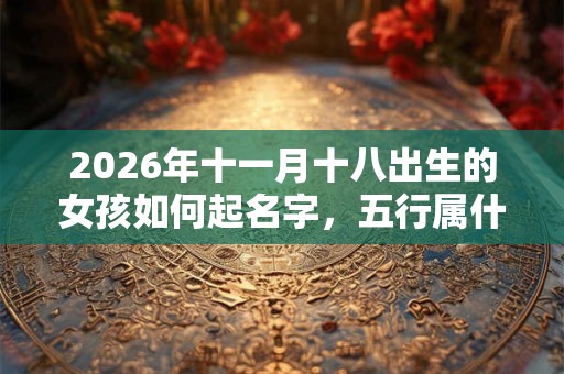 2026年十一月十八出生的女孩如何起名字，五行属什么