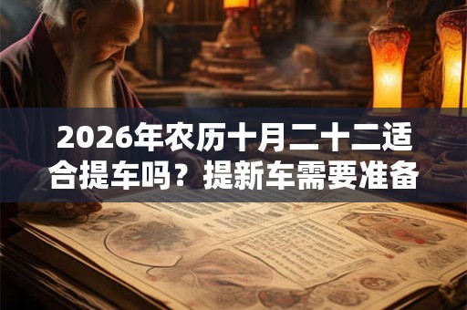 2026年农历十月二十二适合提车吗？提新车需要准备什么材料？