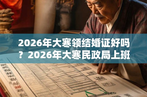 2026年大寒领结婚证好吗？2026年大寒民政局上班吗