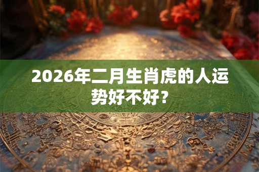 2026年二月生肖虎的人运势好不好？